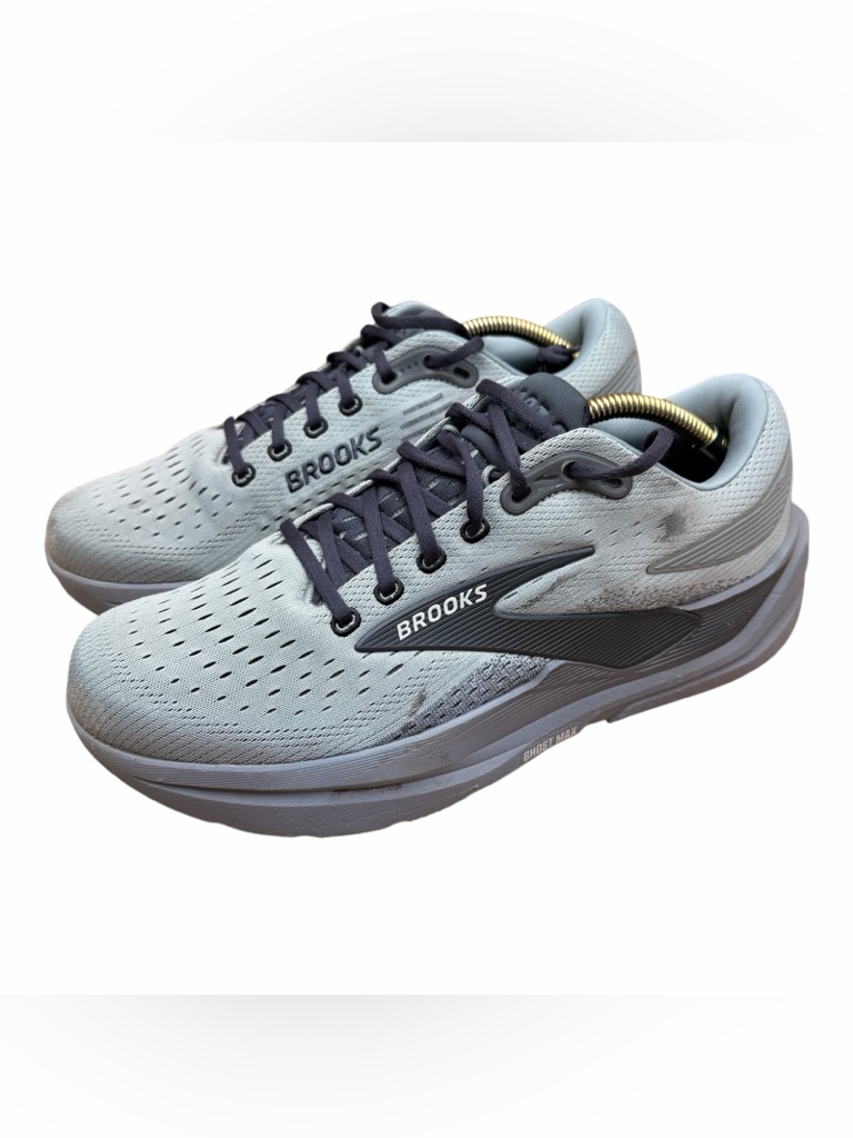 Brooks Ghost Max 3 Primer Men Size 11 Lightweight Running Shoes Light Gray/Black